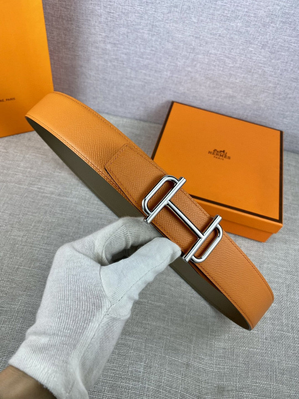 Hermes H074562CUZ3 Constance belt buckle & Reversible leather strap 38 mm H990021