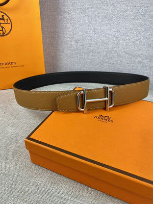 Hermes H074562CUZ3 Constance belt buckle & Reversible leather strap 38 mm H990022 - Gold / '--Please Select-- - View 2