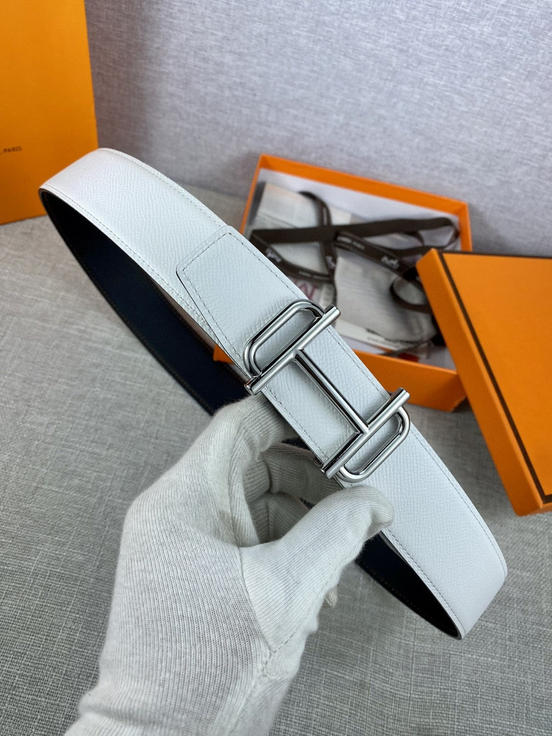 Hermes H074562CUZ3 Constance belt buckle & Reversible leather strap 38 mm H990023