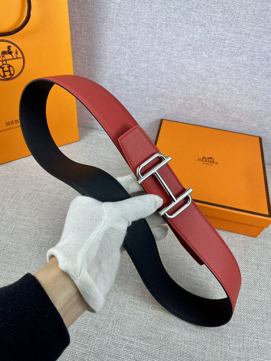 Hermes H074562CUZ3 Constance belt buckle & Reversible leather strap 38 mm H990024