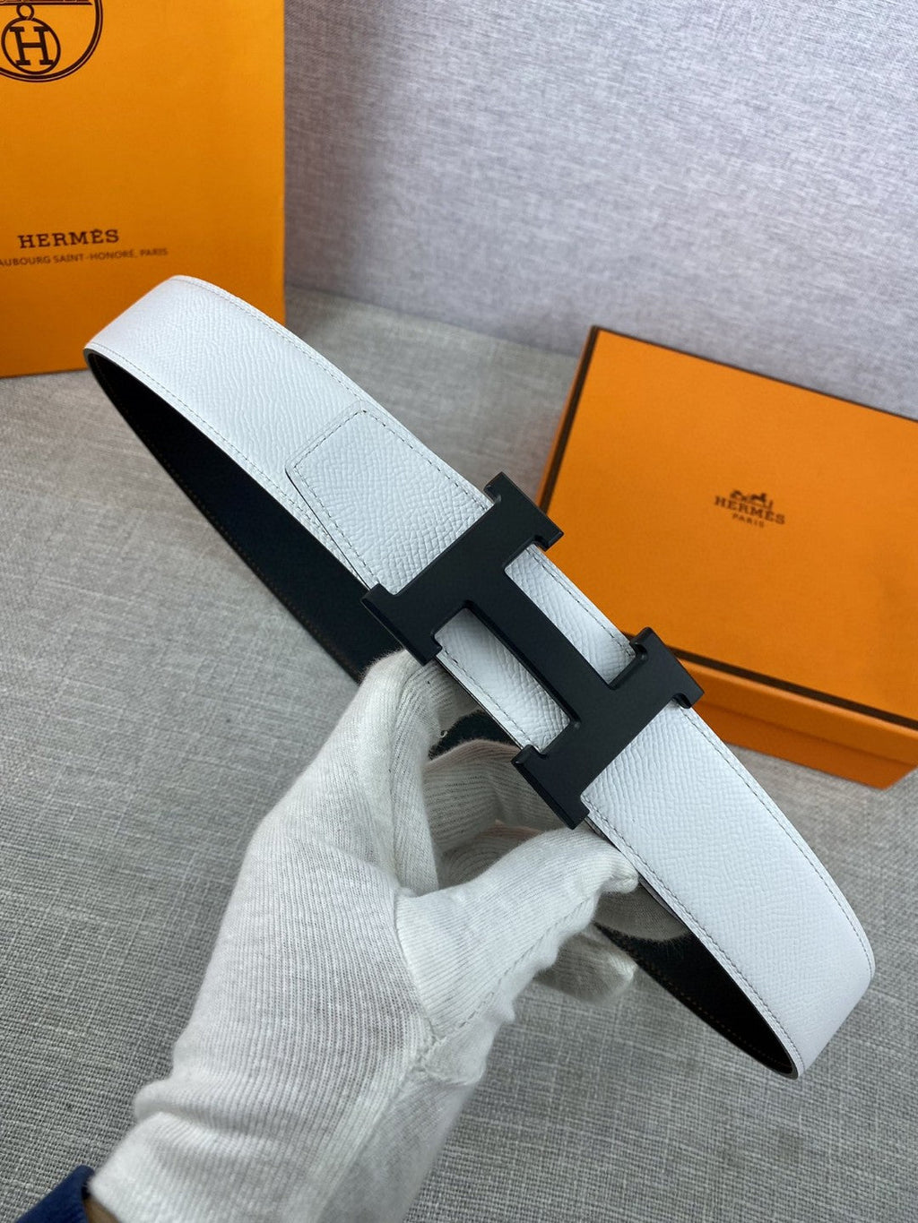 Hermes H074562CUZ3 Constance belt buckle & Reversible leather strap 38 mm H990047
