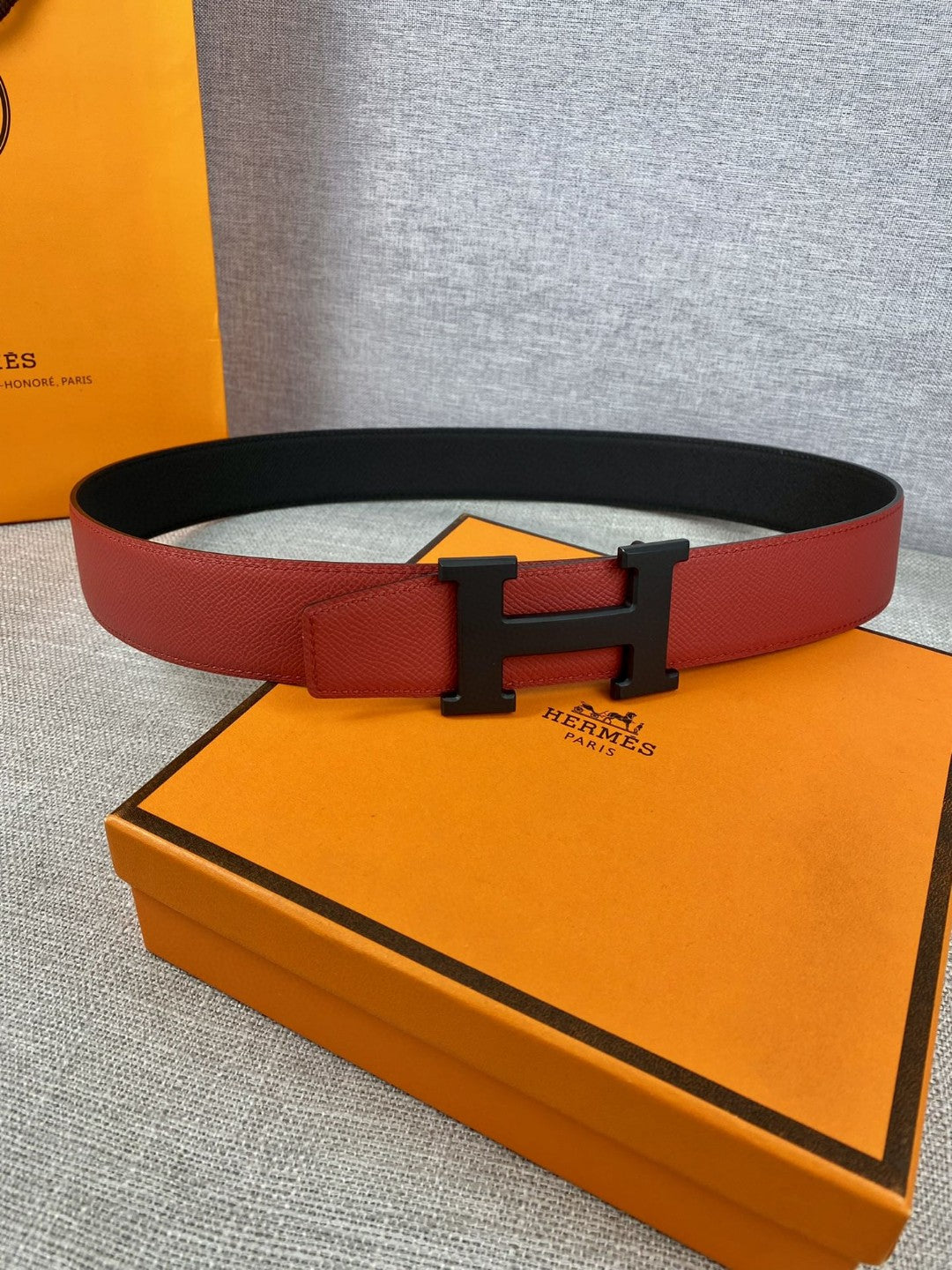 Hermes H074562CUZ3 Constance belt buckle & Reversible leather strap 38 mm H990049 - '--Please Select-- - View 1