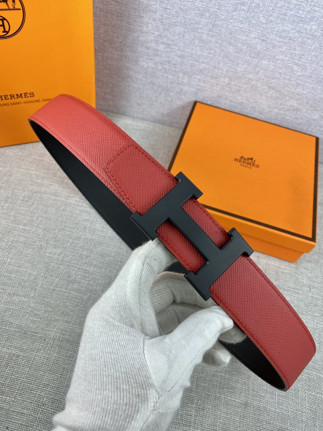 Hermes H074562CUZ3 Constance belt buckle & Reversible leather strap 38 mm H990049 - '--Please Select-- - View 2