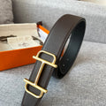 Hermes H074562CUZ3 Constance belt buckle & Reversible leather strap 38 mm H990030 - Gold / '--Please Select-- - View 1