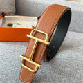 Hermes H074562CUZ3 Constance belt buckle & Reversible leather strap 38 mm H990031 - Gold / '--Please Select-- - View 1