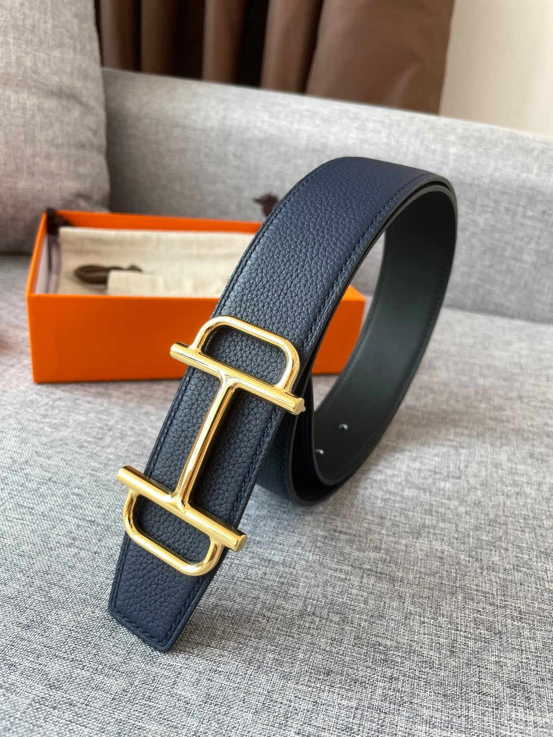 Hermes H074562CUZ3 Constance belt buckle & Reversible leather strap 38 mm H990032