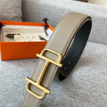 Hermes H074562CUZ3 Constance belt buckle & Reversible leather strap 38 mm H990033 - Gold / '--Please Select-- - View 1