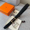Hermes H074562CUZ3 Constance belt buckle & Reversible leather strap 38 mm H990035 - Gold / '--Please Select-- - View 1