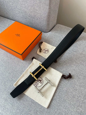 Hermes H074562CUZ3 Constance belt buckle & Reversible leather strap 38 mm H990035 - Gold / '--Please Select-- - View 1