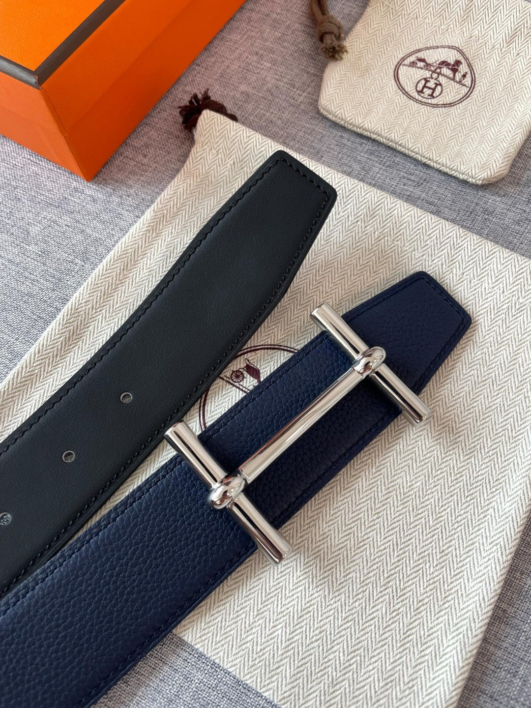 Hermes H074562CUZ3 Constance belt buckle & Reversible leather strap 38 mm H990037
