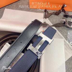 Hermes H074562CUZ3 Constance belt buckle & Reversible leather strap 38 mm H990038 - Gold / '--Please Select-- - View 3