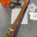 Hermes H074562CUZ3 Constance belt buckle & Reversible leather strap 38 mm H990039 - Gold / '--Please Select-- - View 1