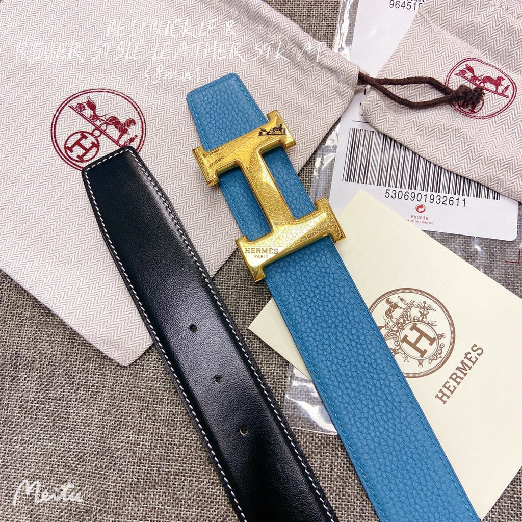 Hermes H074562CUZ3 Constance belt buckle & Reversible leather strap 38 mm H990040
