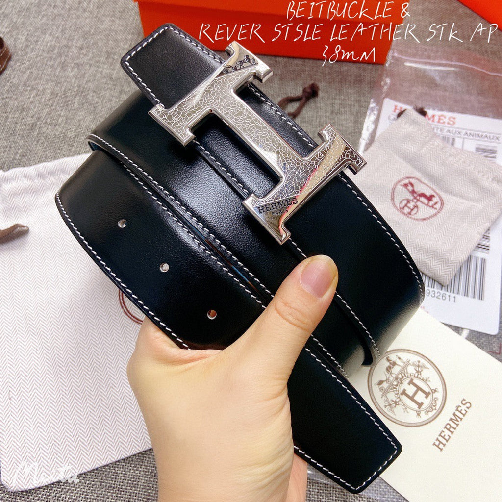 Hermes H074562CUZ3 Constance belt buckle & Reversible leather strap 38 mm H990040
