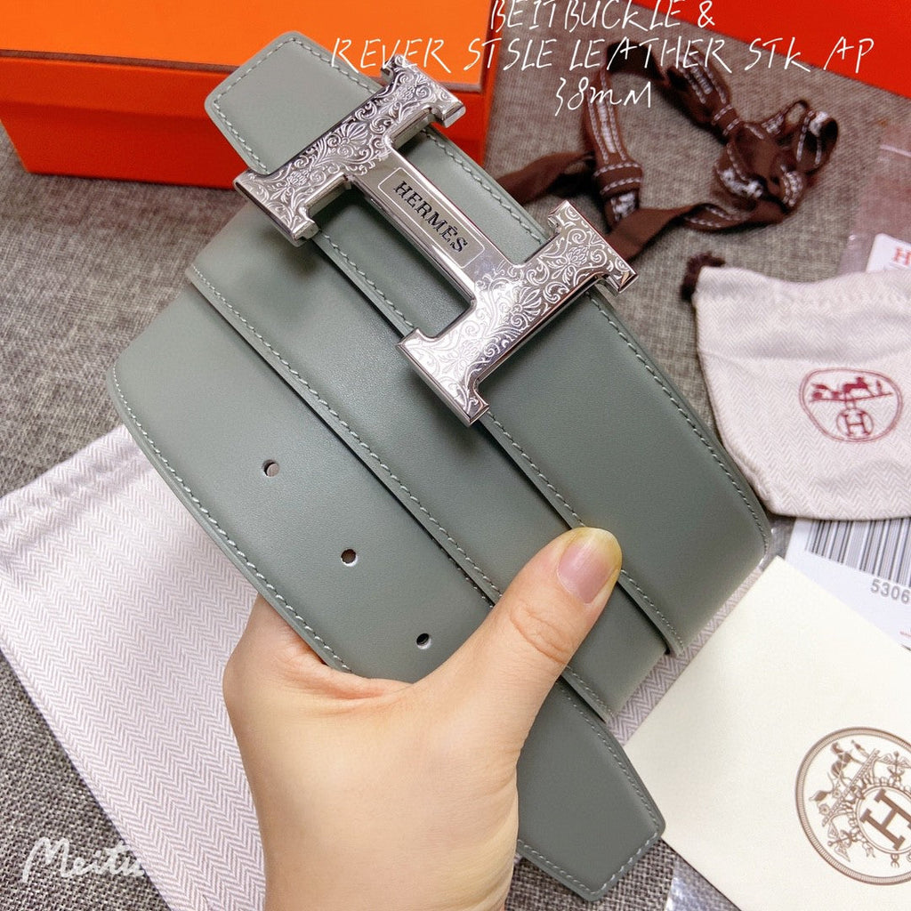 Hermes H074562CUZ3 Constance belt buckle & Reversible leather strap 38 mm H990041