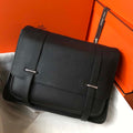 Hermes H074774CK37 Steve light messenger bag 34cm Black - Default Title - View 1