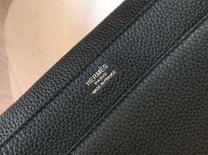 Hermes H074774CK37 Steve light messenger bag 34cm Black - Default Title - View 6