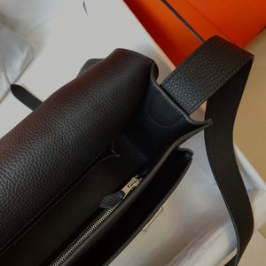 Hermes H074774CK37 Steve light messenger bag 34cm Black - Default Title - View 8