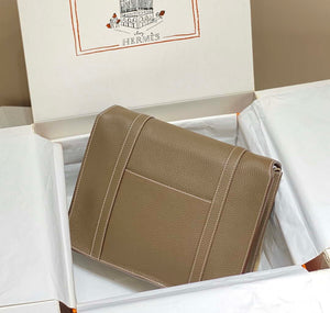 Hermes H074774CK37 Steve light messenger bag 34cm Elephant gray - Default Title - View 2