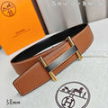 Hermes H077931CP2K Jockey belt buckle & Reversible leather strap 38 mm H88017