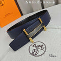 Hermes H077931CP2K Jockey belt buckle & Reversible leather strap 38 mm H88019