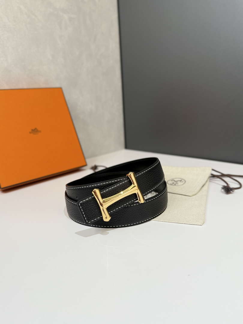 Hermes H077938CK05 H d'Ancre belt buckle & Cache-Tout leather strap 32 mm H88076
