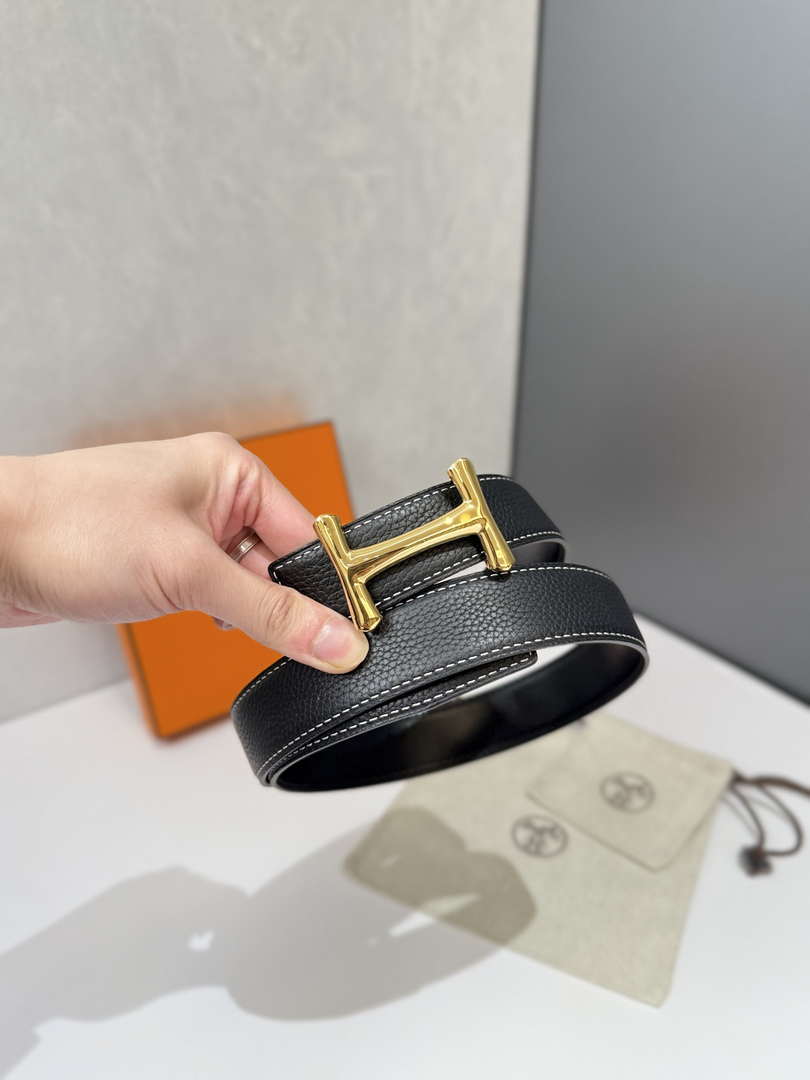 Hermes H077938CK05 H d'Ancre belt buckle & Cache-Tout leather strap 32 mm H88076