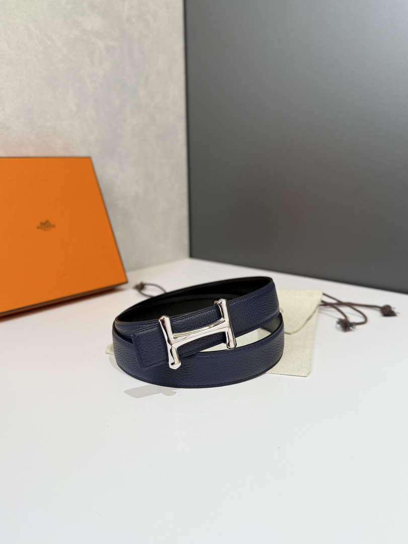 Hermes H077938CK05 H d'Ancre belt buckle & Cache-Tout leather strap 32 mm H88077 - '--Please Select-- - View 1