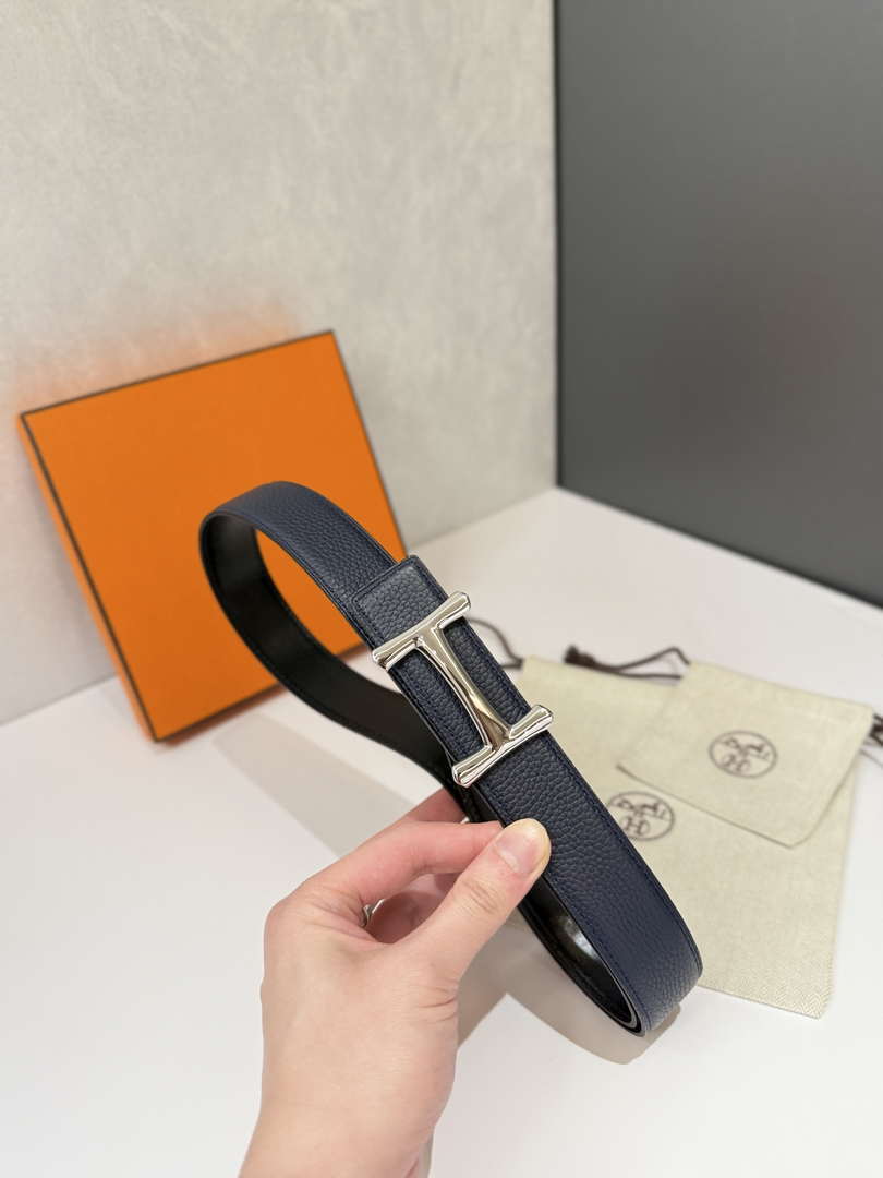 Hermes H077938CK05 H d'Ancre belt buckle & Cache-Tout leather strap 32 mm H88077