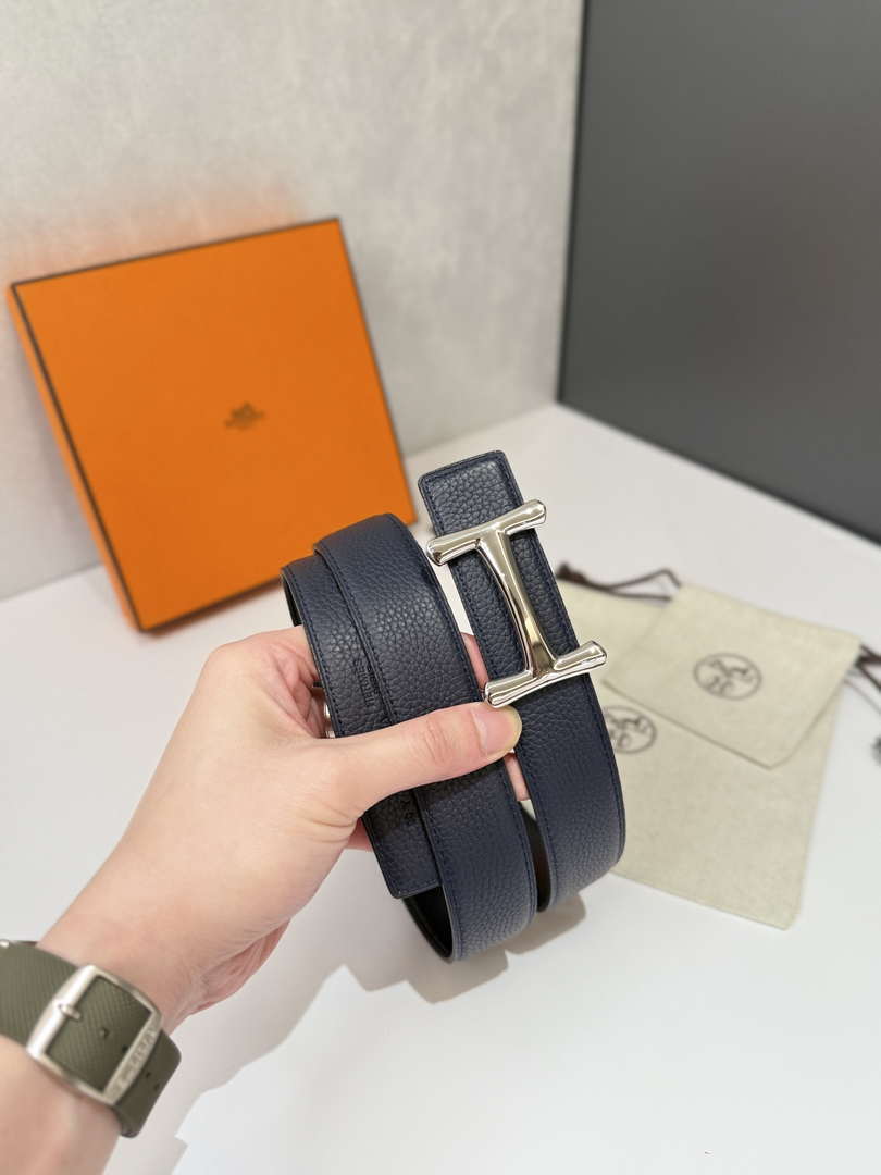 Hermes H077938CK05 H d'Ancre belt buckle & Cache-Tout leather strap 32 mm H88077