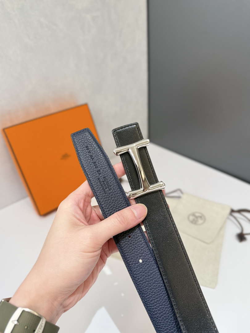 Hermes H077938CK05 H d'Ancre belt buckle & Cache-Tout leather strap 32 mm H88077