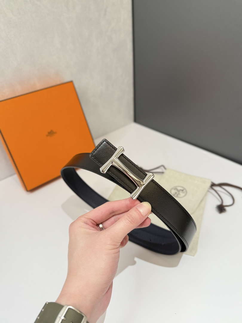 Hermes H077938CK05 H d'Ancre belt buckle & Cache-Tout leather strap 32 mm H88077