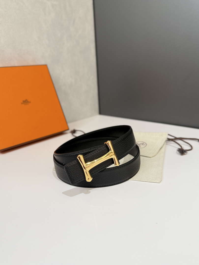 Hermes H077938CK05 H d'Ancre belt buckle & Cache-Tout leather strap 32 mm H88078 - '--Please Select-- - View 1