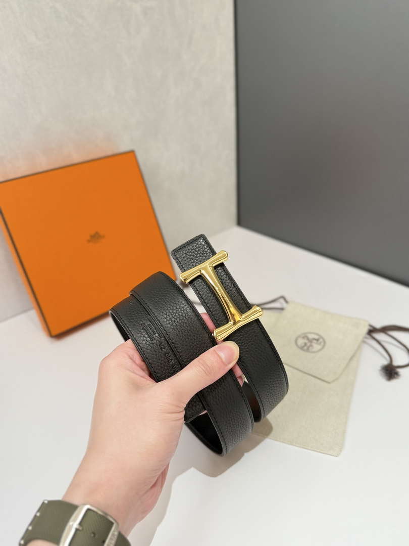 Hermes H077938CK05 H d'Ancre belt buckle & Cache-Tout leather strap 32 mm H88078
