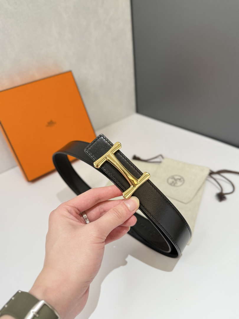 Hermes H077938CK05 H d'Ancre belt buckle & Cache-Tout leather strap 32 mm H88078