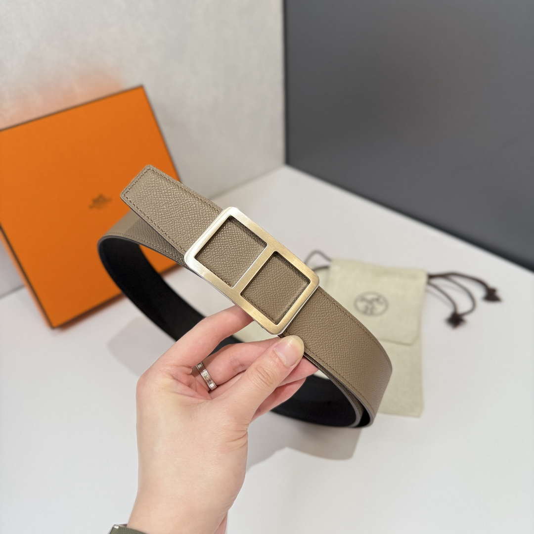 Hermes H077973CK2Z090 Needle buckle & leather strap 38 mm H88050 - '--Please Select-- - View 6