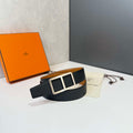 Hermes H077973CK2Z090 Needle buckle & leather strap 38 mm H88052