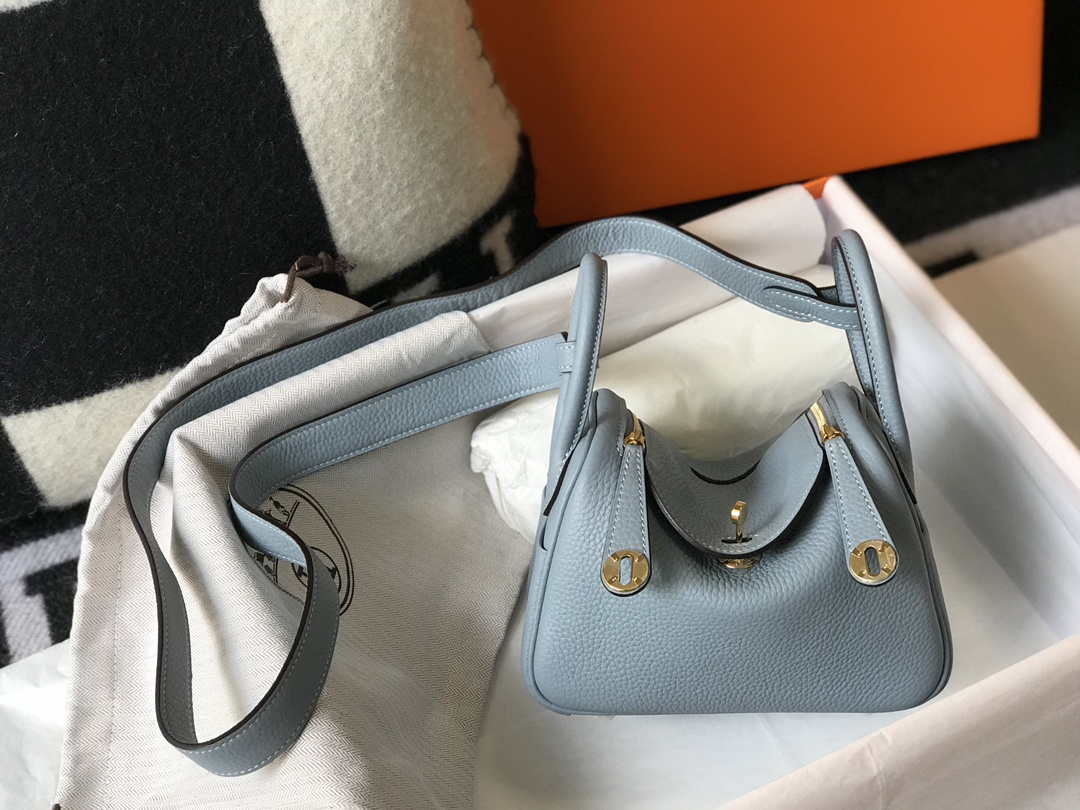 Hermes H079086 Lindy Mini Bag 19cm H231920 - Default Title - View 1