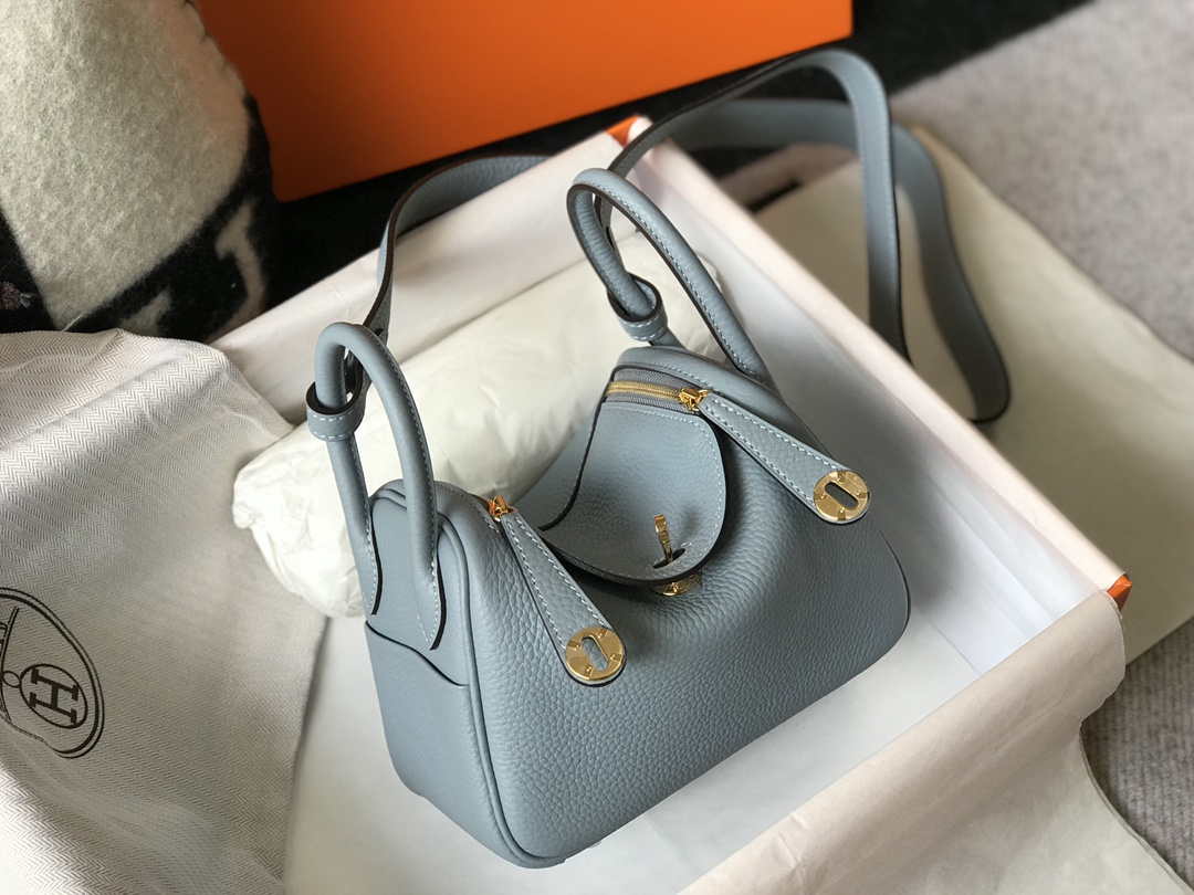 Hermes H079086 Lindy Mini Bag 19cm H231920 - Default Title - View 3