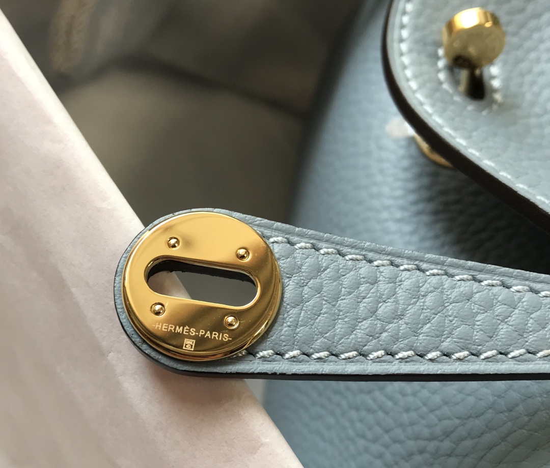 Hermes H079086 Lindy Mini Bag 19cm H231920 - Default Title - View 8