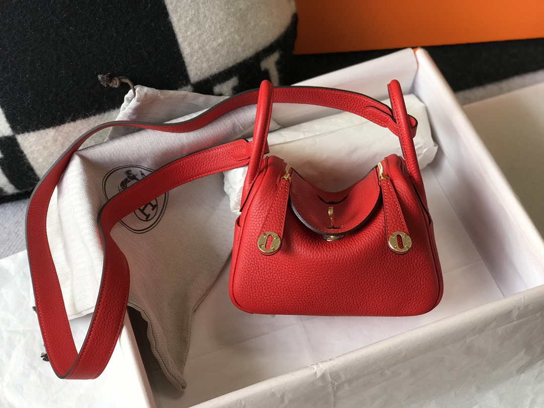 Hermes H079086 Lindy Mini Bag 19cm H231923 - Default Title - View 1