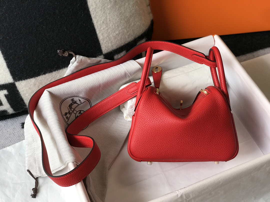 Hermes H079086 Lindy Mini Bag 19cm H231923 - Default Title - View 2
