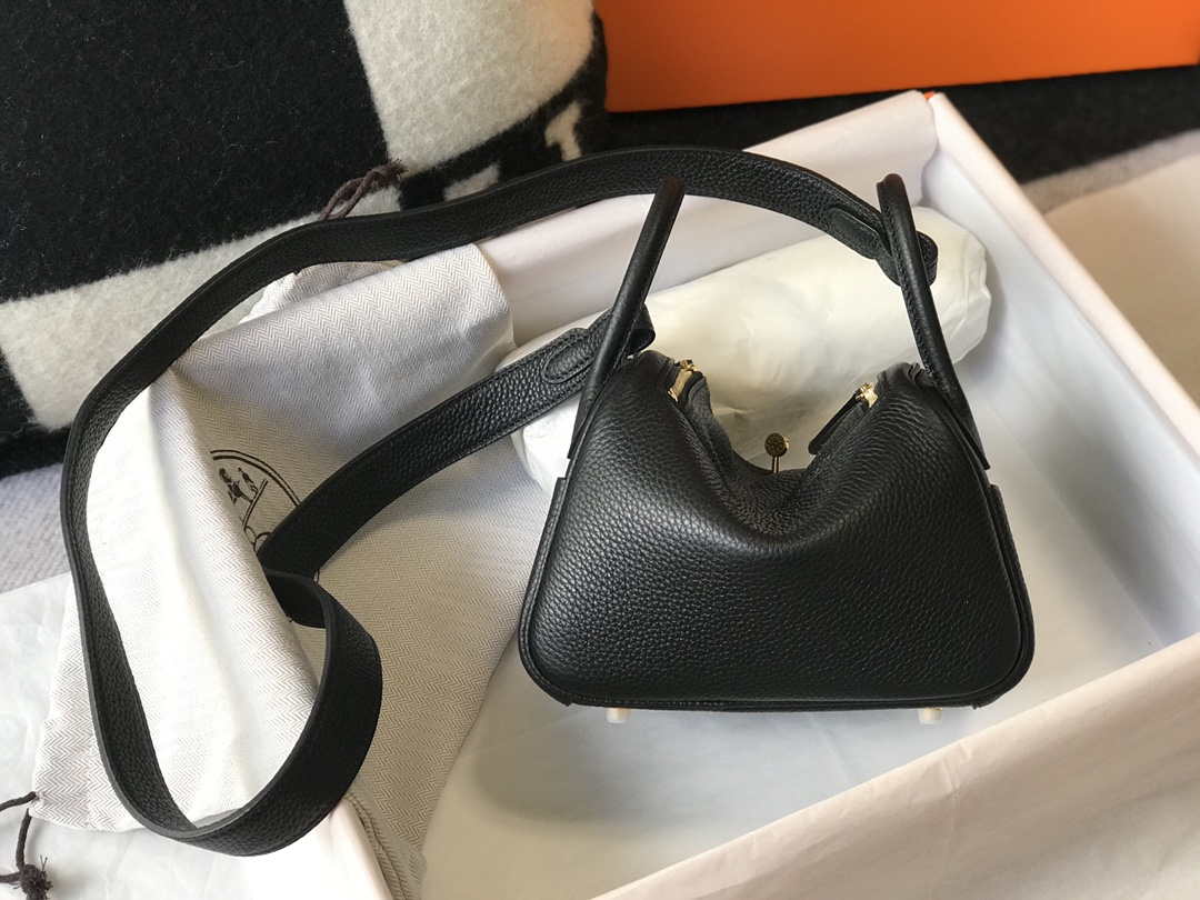 Hermes H079086 Lindy Mini Bag 19cm H231927 - Default Title - View 2