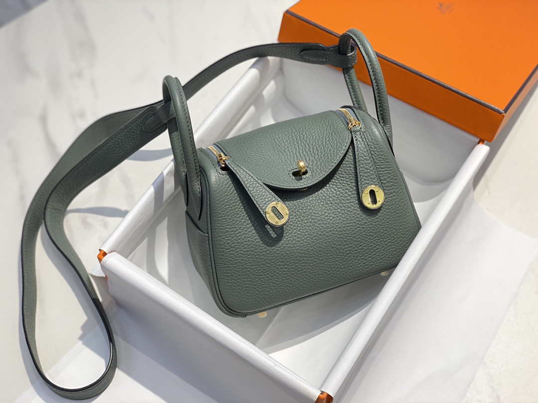 Hermes H079086 Lindy Mini Bag 19cm H231932 - Default Title - View 1