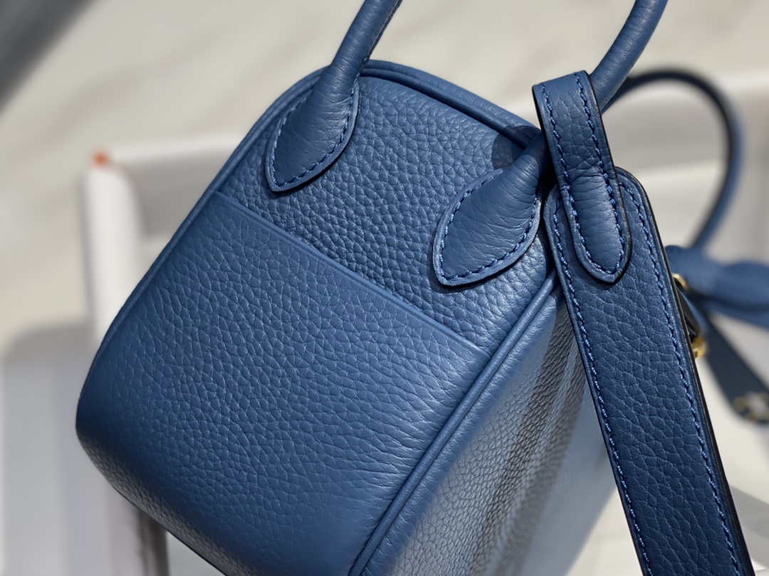 Hermes H079086 Lindy Mini Bag 19cm H231933 - Default Title - View 7