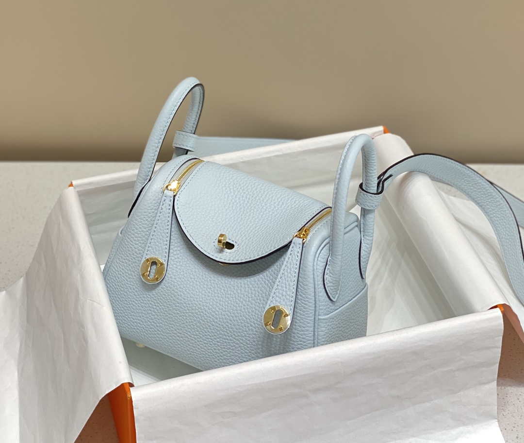 Hermes H079086CK18 Lindy Mini Bag 19cm Semi-manual H231901