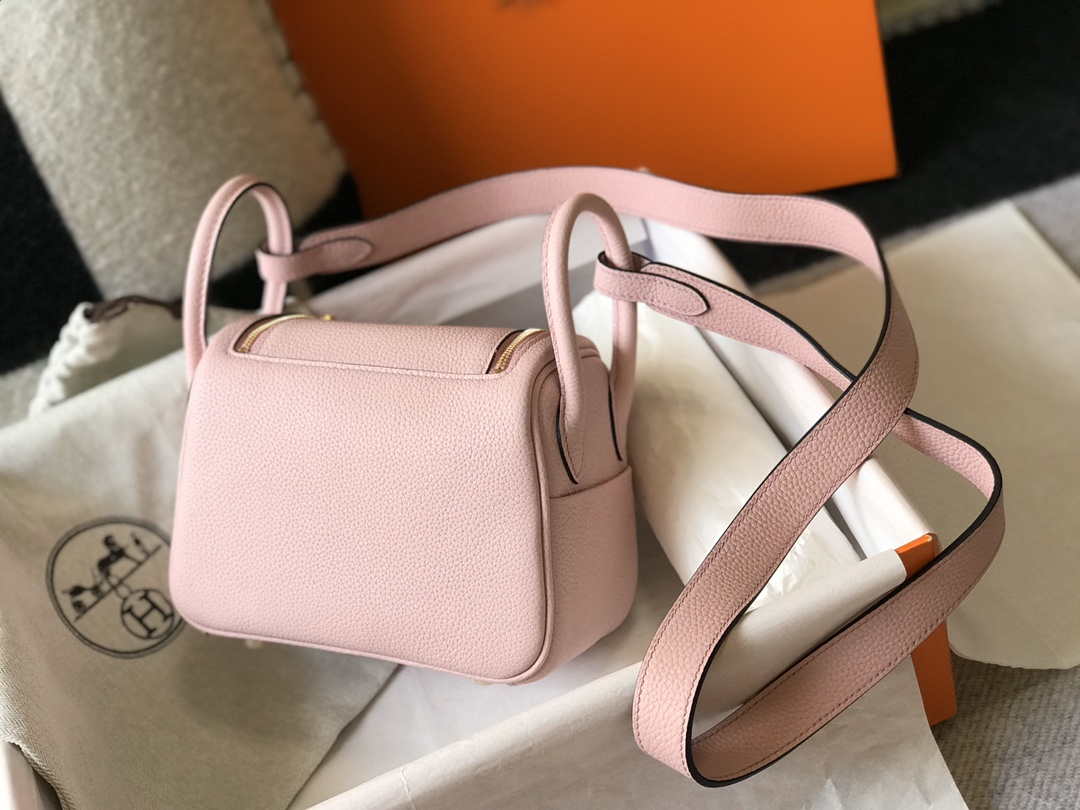 Hermes H079086CK18 Lindy Mini Bag 19cm Semi-manual H231903 - Default Title - View 2