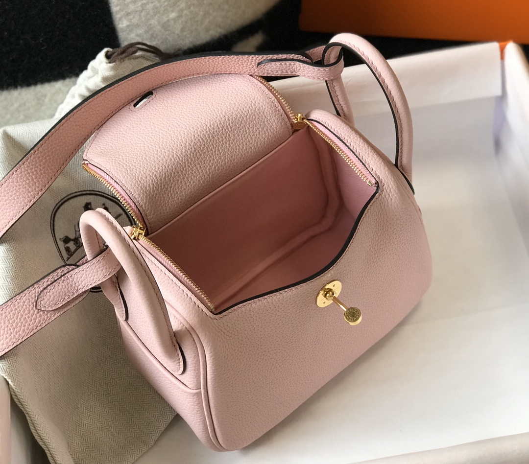 Hermes H079086CK18 Lindy Mini Bag 19cm Semi-manual H231903 - Default Title - View 9