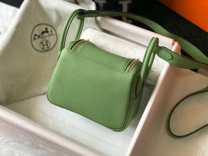 Hermes H079086CK18 Lindy Mini Bag 19cm Semi-manual H231904 - Default Title - View 8