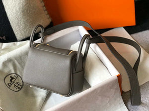 Hermes H079086CK18 Lindy Mini Bag 19cm Semi-manual H231907 - Default Title - View 2